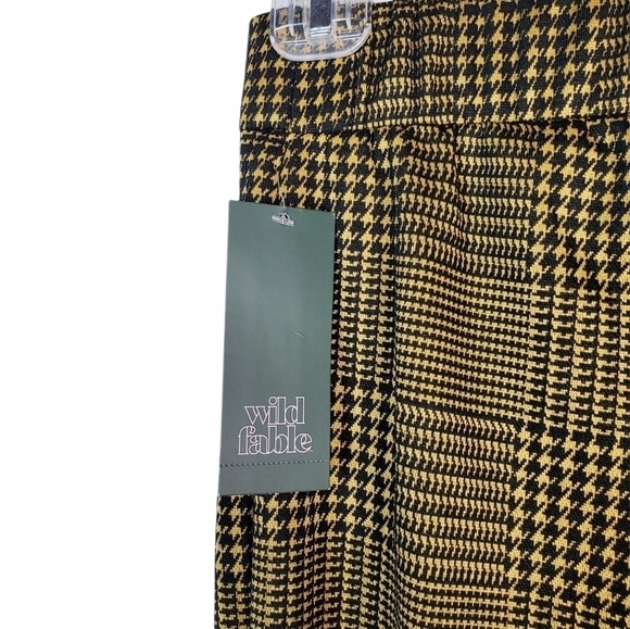 WILD FABLE checkered houndstooth pants NWT holiday fall - Picture 4 of 6